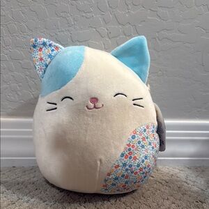 Blue and Cream Cat Plush Toy